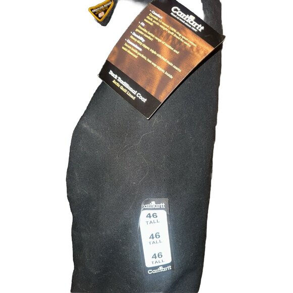 Carhartt Men's Winter Coat - Black. New 46 Tall - Picture 4 of 5